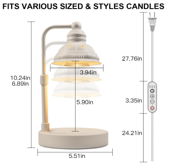 Candle warmer-multiple colors available